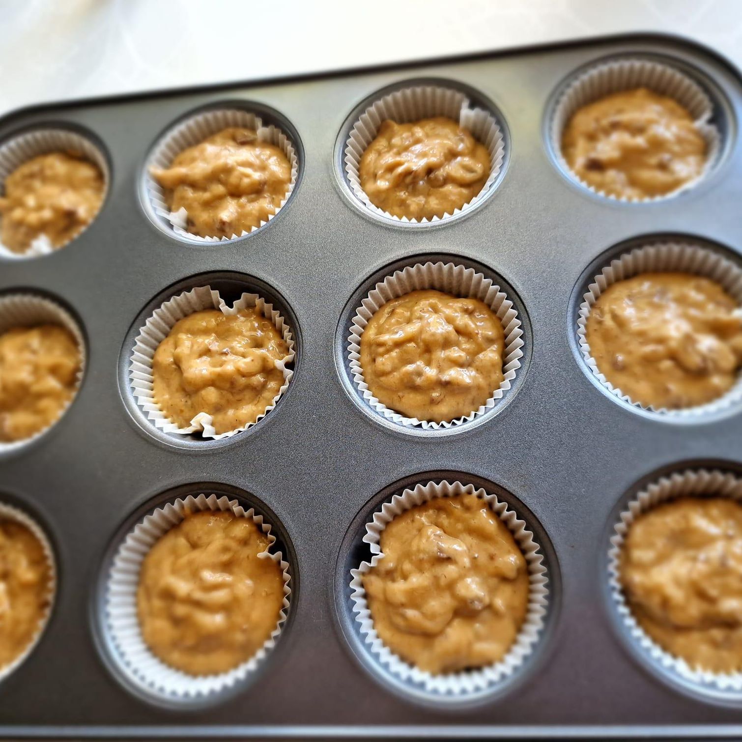 Delicious banana chocolate chip muffins