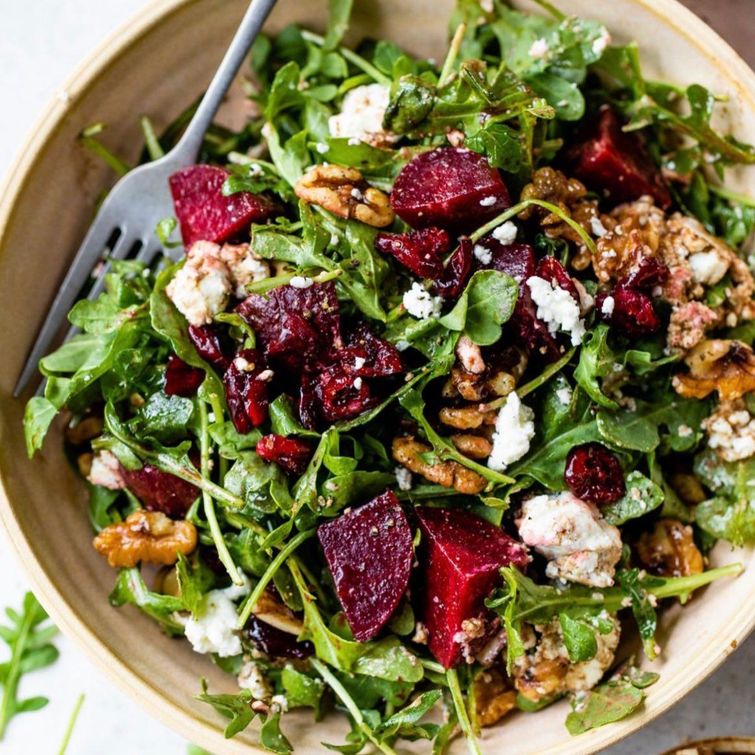 Arugula beet salad