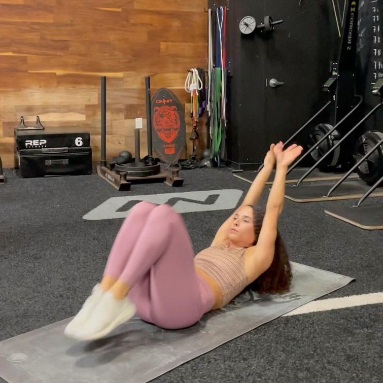 Bodyweight exercises session