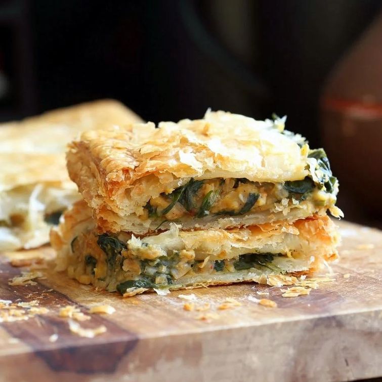 Chickpea Spinach Pie