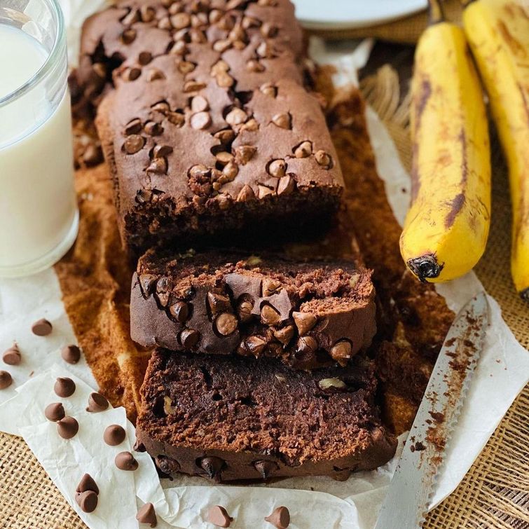 Chocolate banana bread