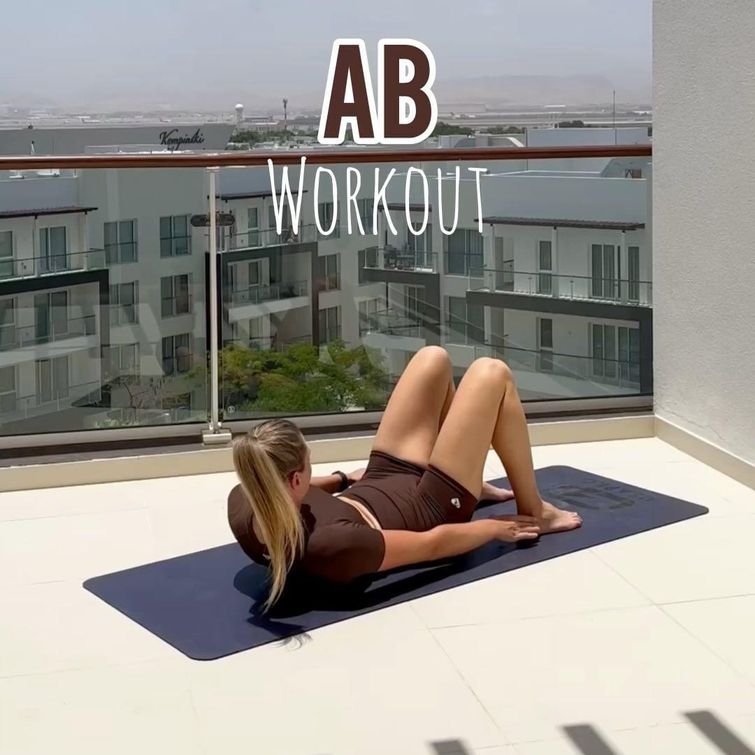 Person doing core exercises