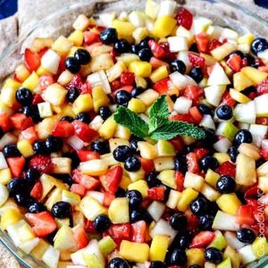 Fruit Salsa Cheesecake Dip