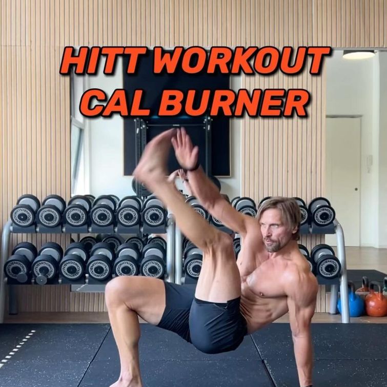 Full body HIIT workout diagram