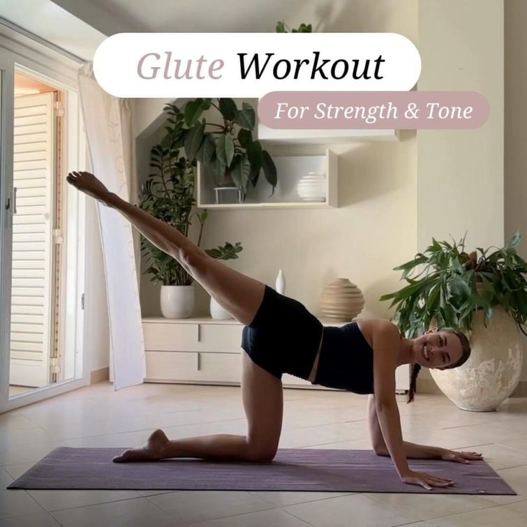 Glute workout illustration
