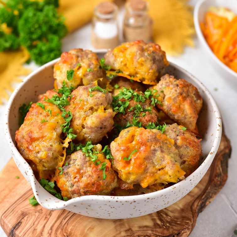 Delicious gluten-free sausage balls