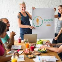 Health Conscious People Brainstorming