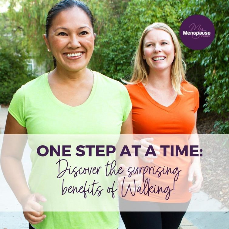 Person walking for health benefits