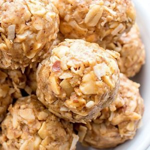 No Bake Almond Butter Coconut Bites
