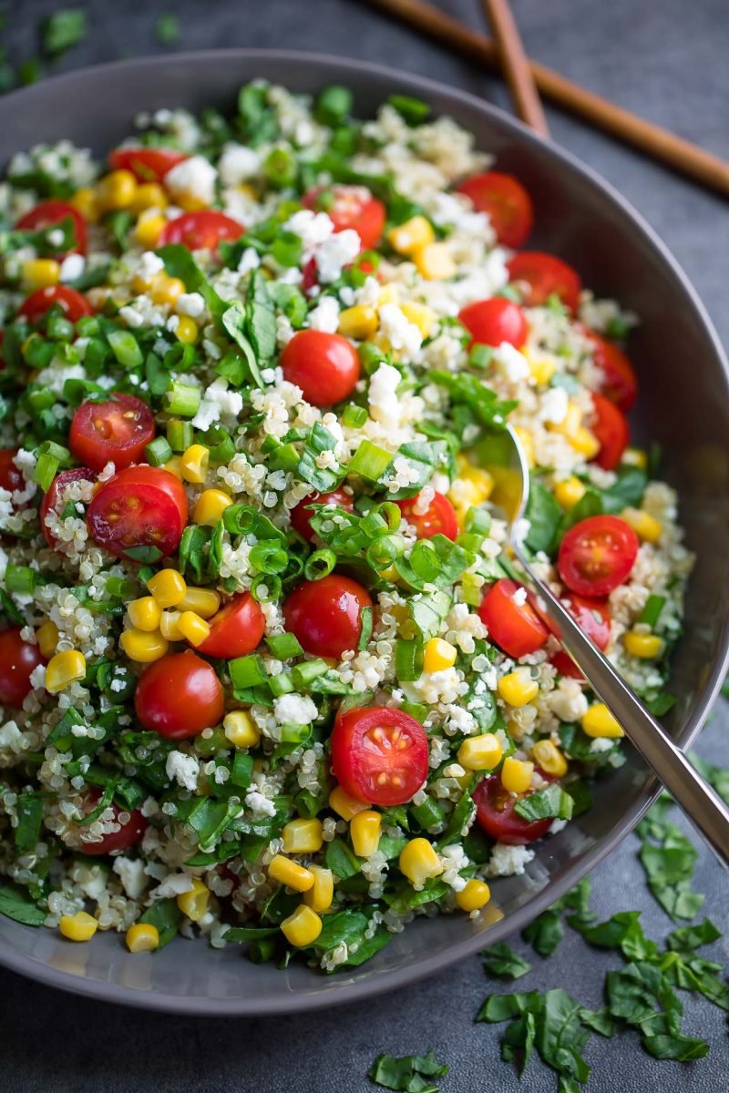 Quinoa Spinach Salad