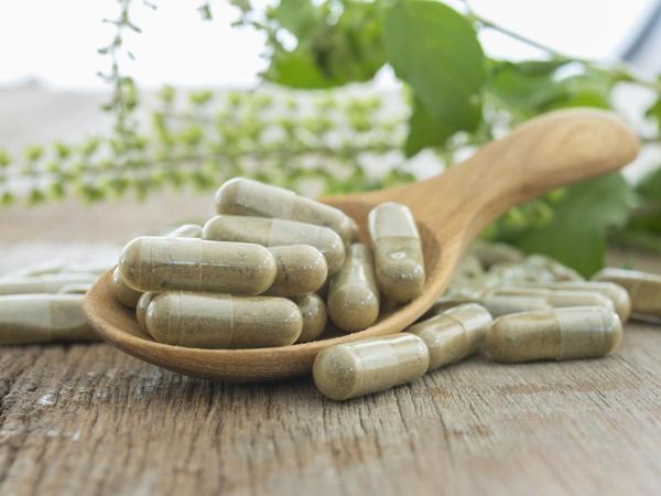 Herbal supplement capsules