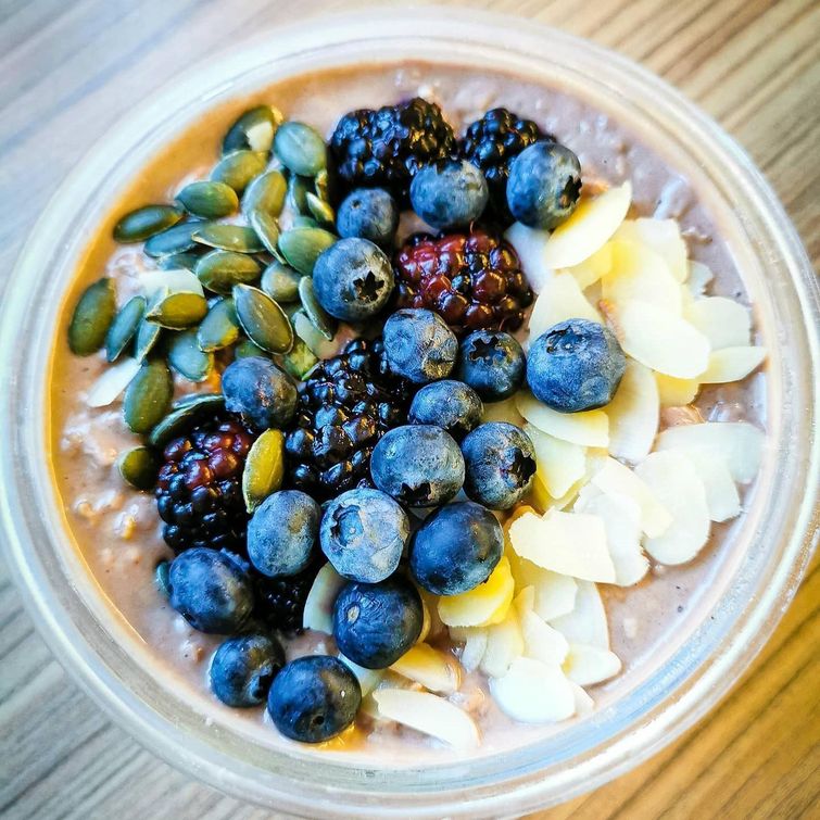 Healthy office meal