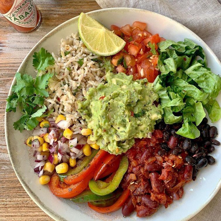 Homemade Chipotle burrito bowl