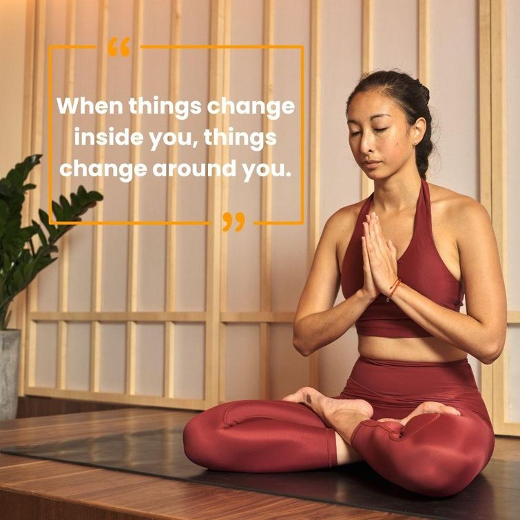Yoga instructor Karina Curlewis