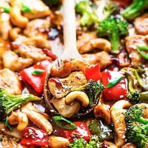 Cashew Chicken Sheet Pan