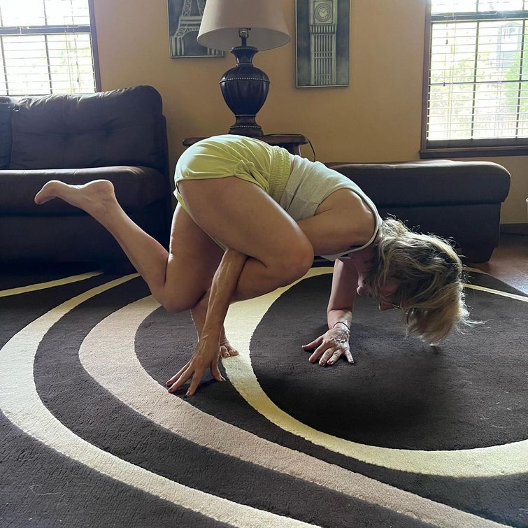 Morning yoga workout