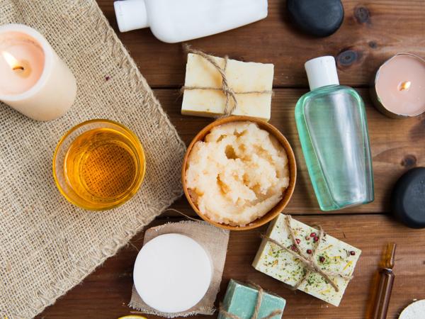Natural cosmetics and spa products