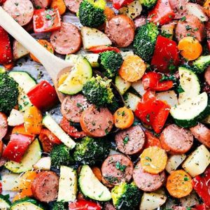 One Pan Meals - Italian Sausage & Veggies