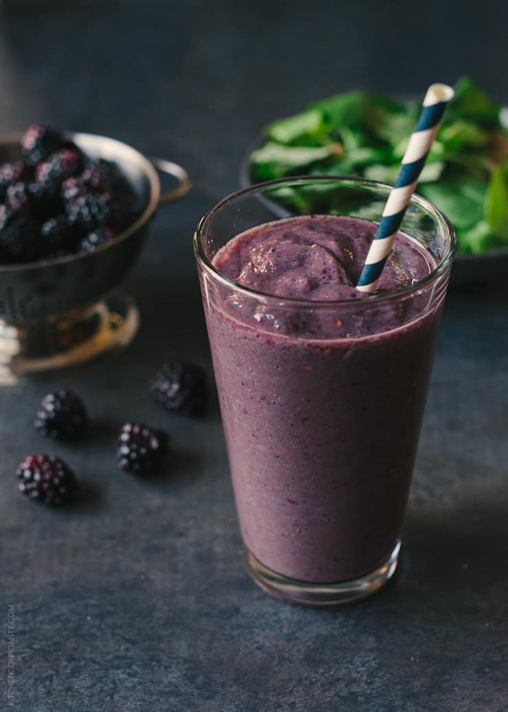 Blackberry Green Smoothie