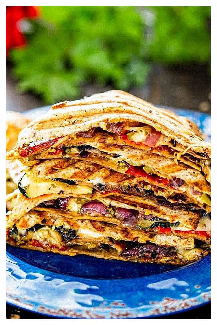 Grilled Vegetable Quesadillas
