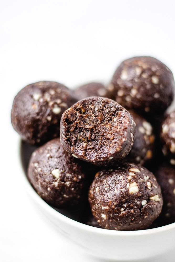 No Bake Brownie Bites