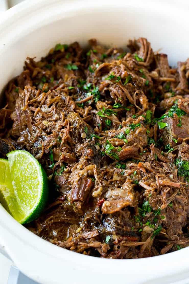 Slow Cooker Barbacoa Beef