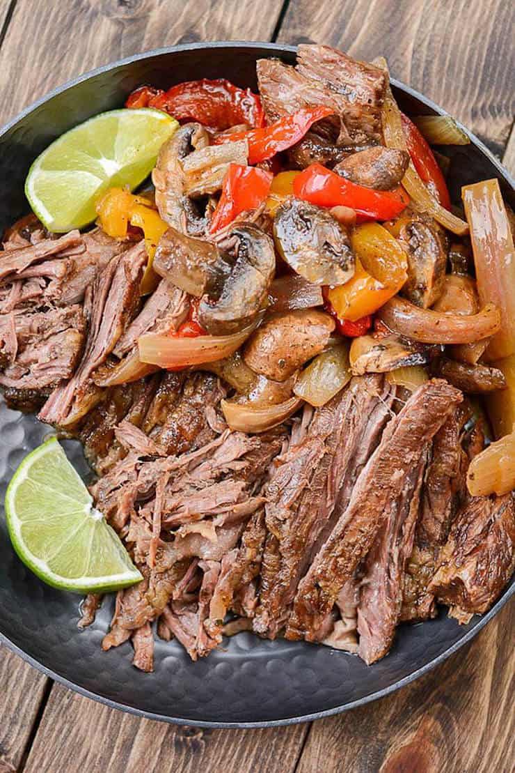 Slow Cooker Steak Fajitas