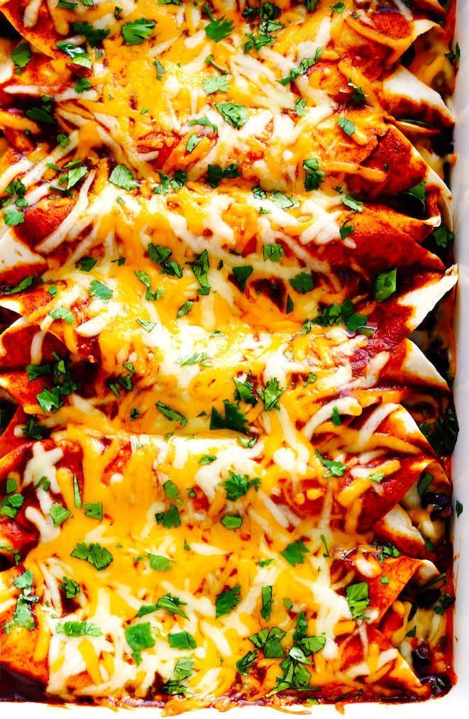Tortilla Wrap Enchilada With Chicken