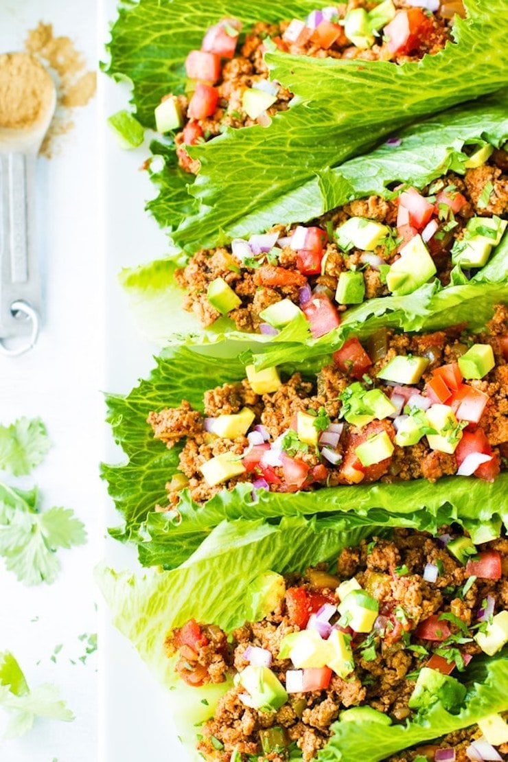 Turkey taco lettuce 6