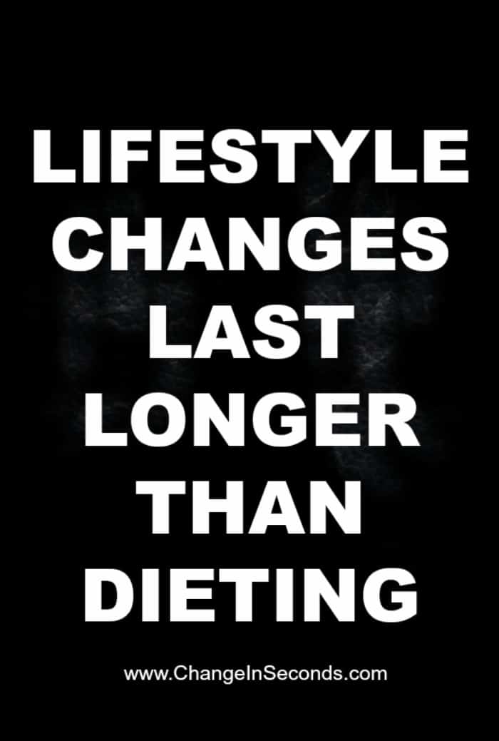 Lifestyle Changes Last Longer Than Dieting