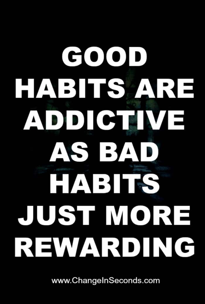 Good Habits Are Addictive As Bad Habits Just More Rewarding