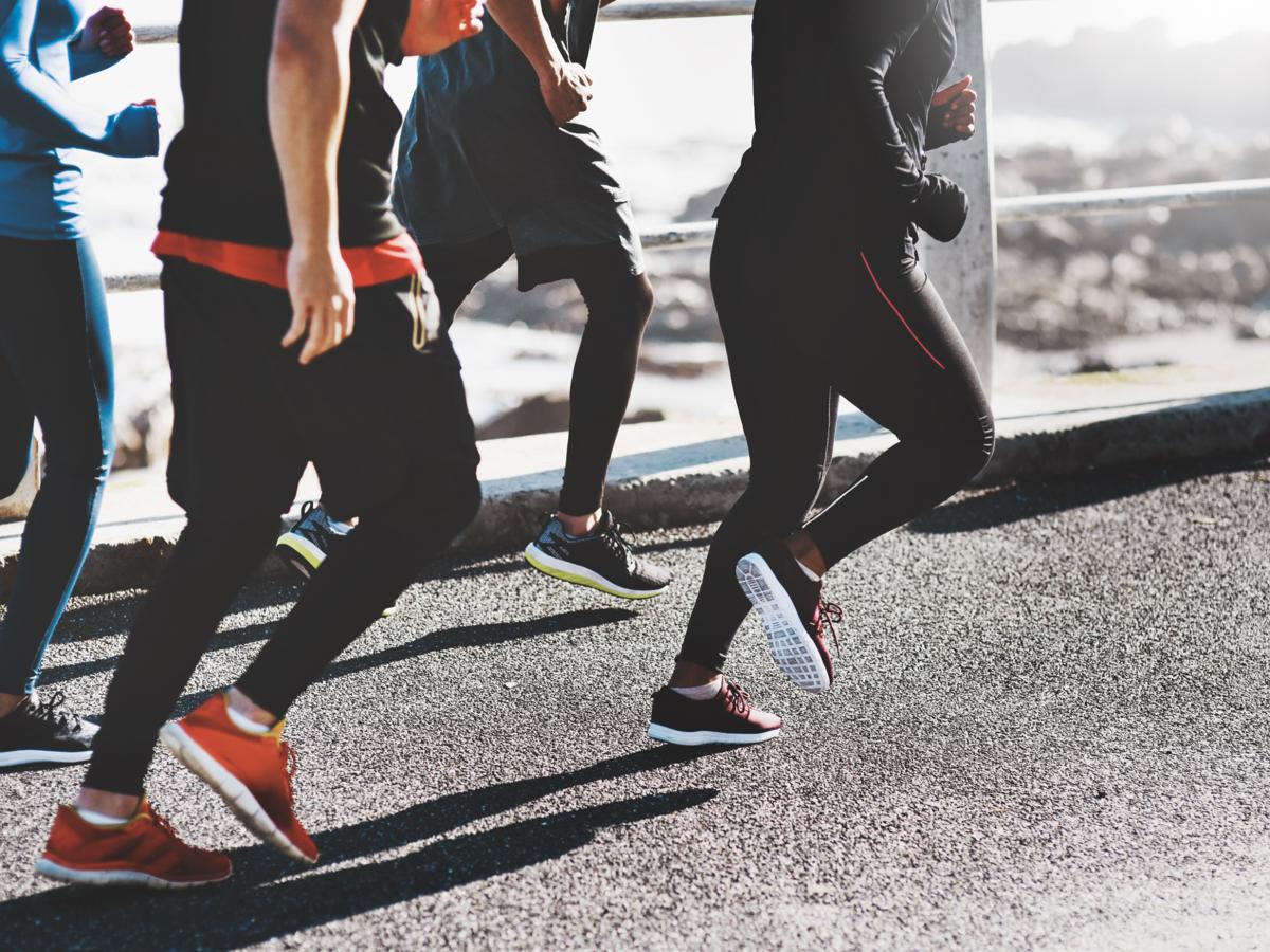 People running