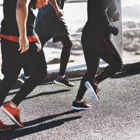 People running