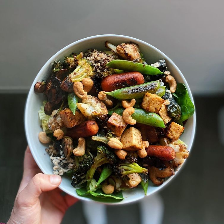 Delicious teriyaki tofu stir fry