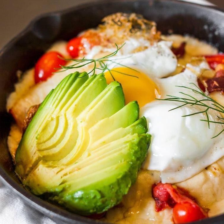 Turkey zucchini breakfast skillet
