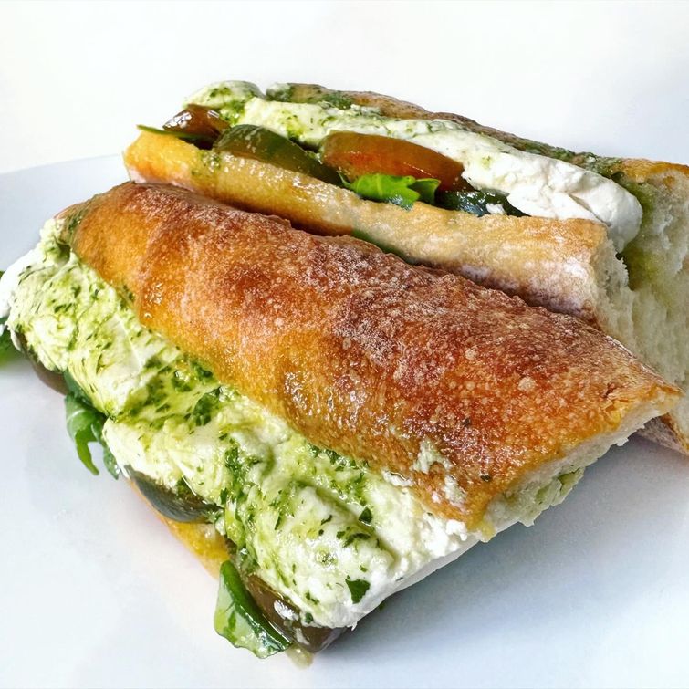 Vegan Caprese Sandwich