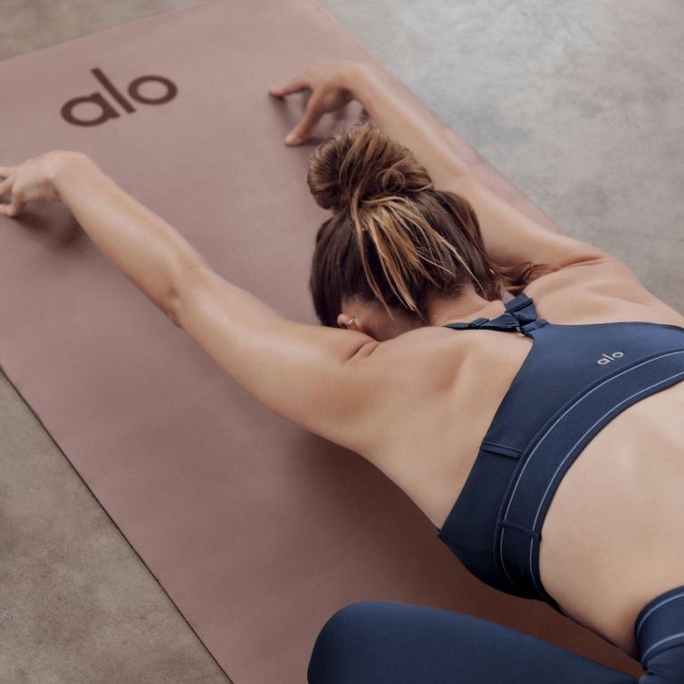 Warrior yoga mat promotion