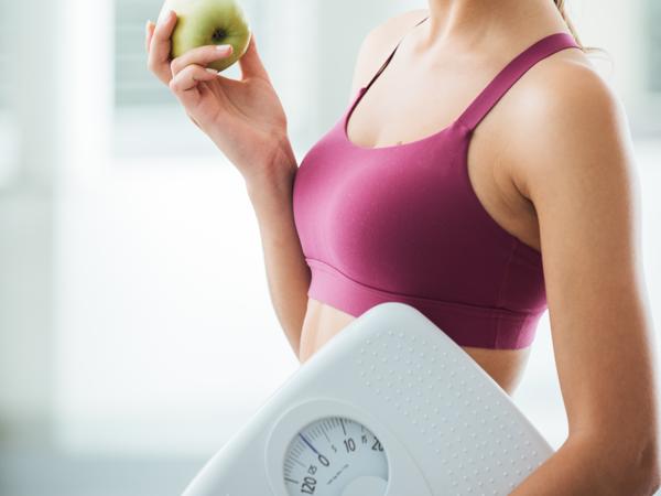 Teenage girl, healthy eating, weight loss