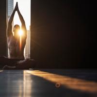 man yoga pose