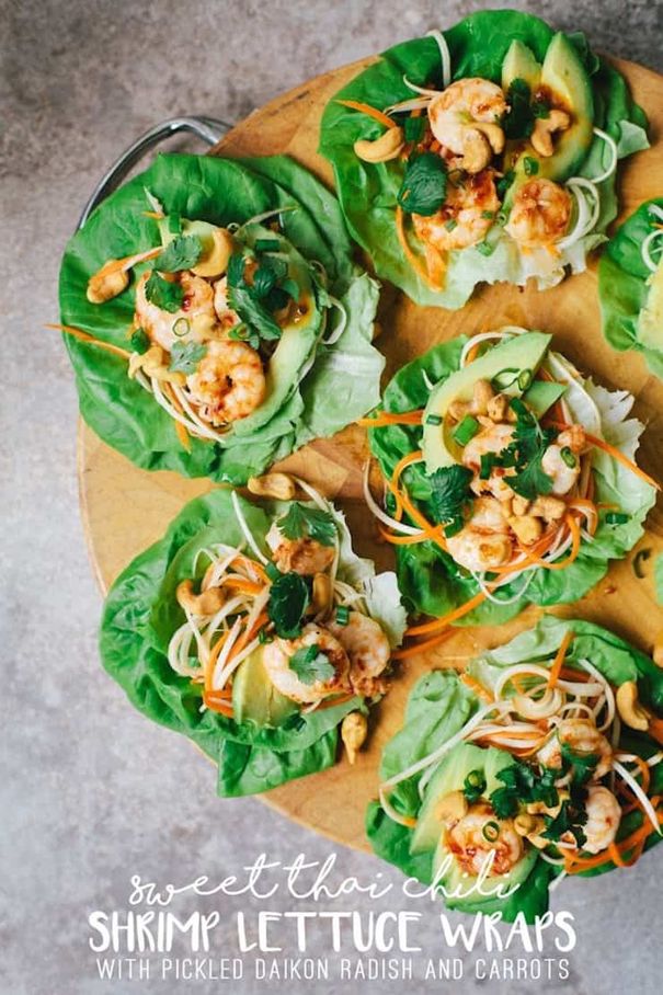 Shrimp Lettuce Wraps