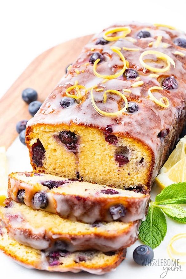 Keto Blueberry Bread