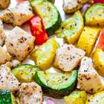 Sheet Pan Summer Vegetables and Chicken