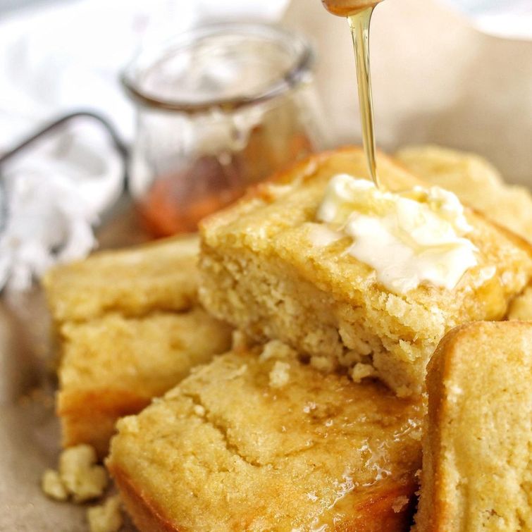 Honey butter cornbread