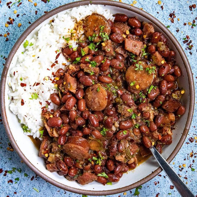 Red Beans and Rice dish