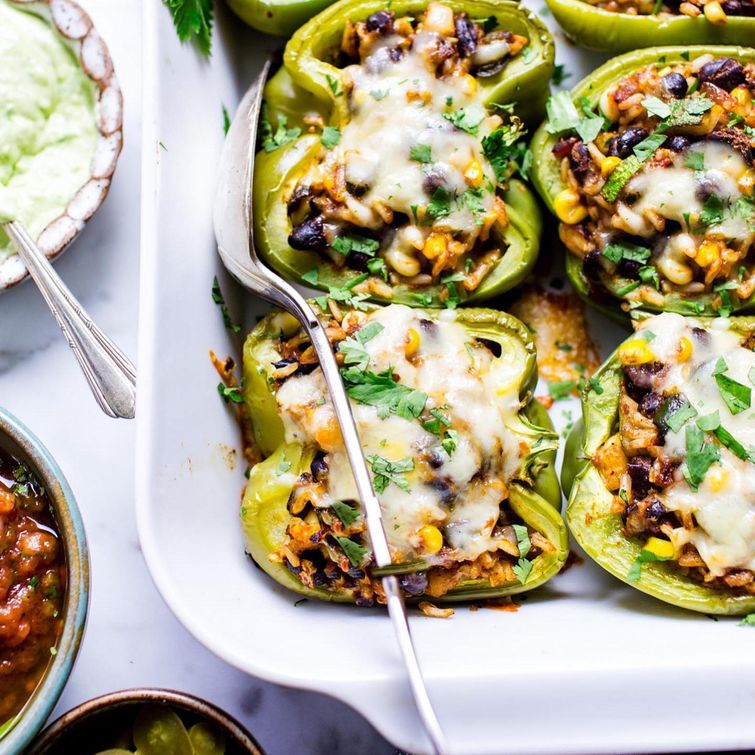 Delicious stuffed bell peppers