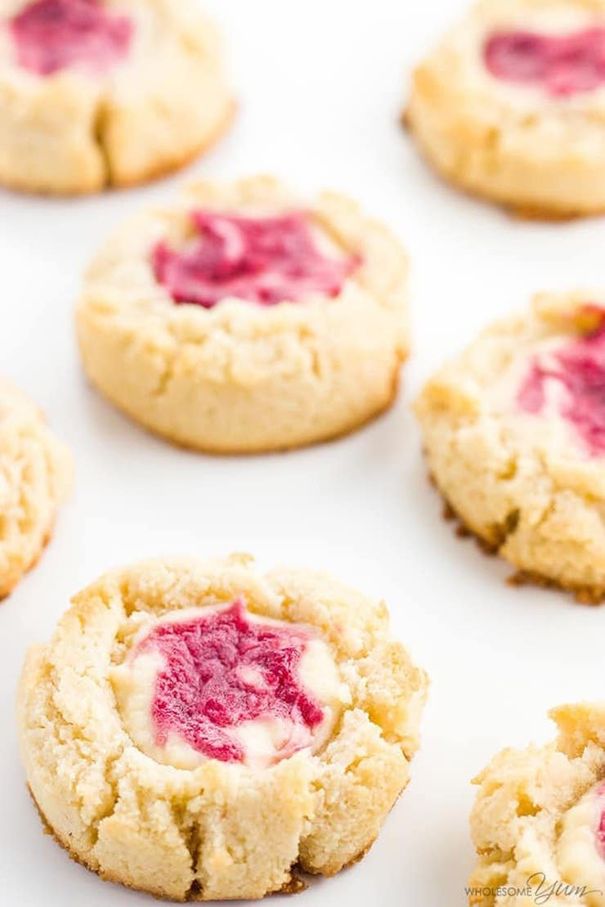 Raspberry Cheesecake Cookies