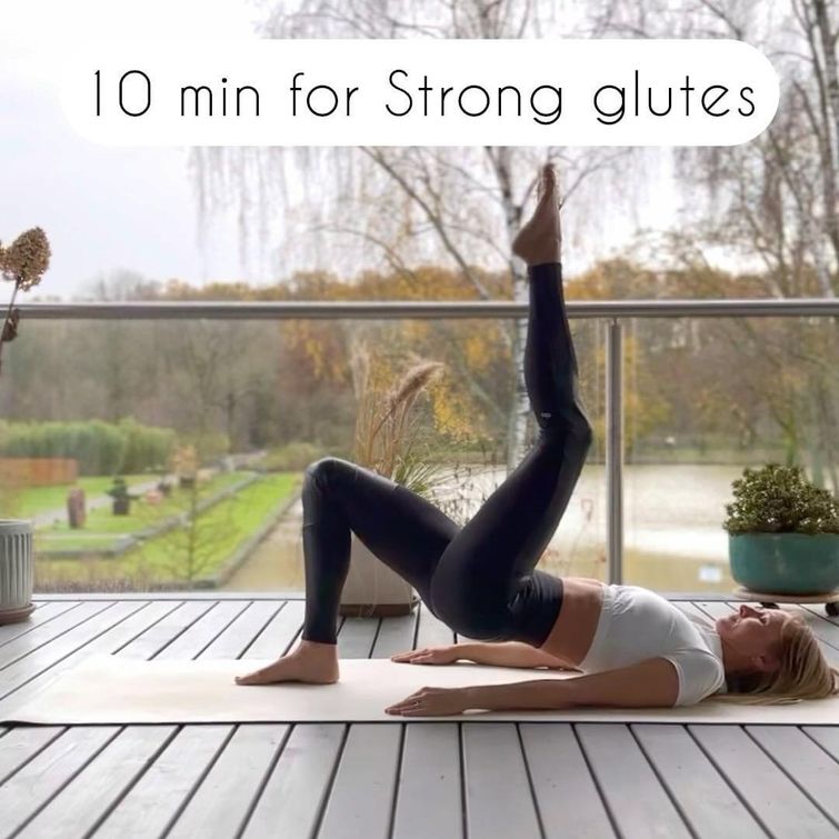 Yoga routine for glutes and hips