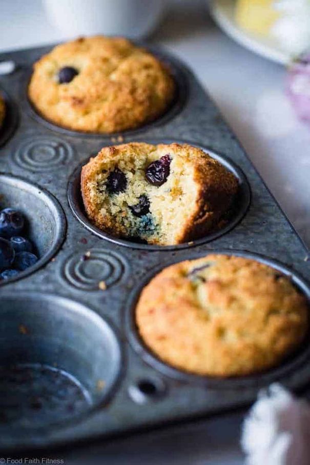 Blueberry Muffins With Almond Flour