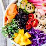 Rainbow Poke Tuna Bowl 