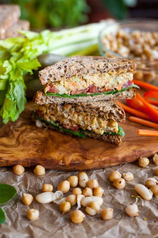 Vegetarian Tuna Salad Sandwich Recipe